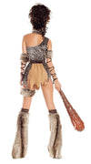 Sexy Party King Cave Babe Cavewoman Bodysuit Deluxe Costume PK919