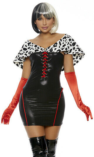 Sexy Forplay It's a Cruella De Vil World Villain 2pc Costume 558769