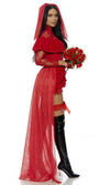 Sexy Forplay Beetlejuice Beetle Bride Lydia Red Costume 559616