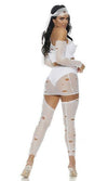 Sexy Forplay It's A Wrap White Mummy Costume 559630