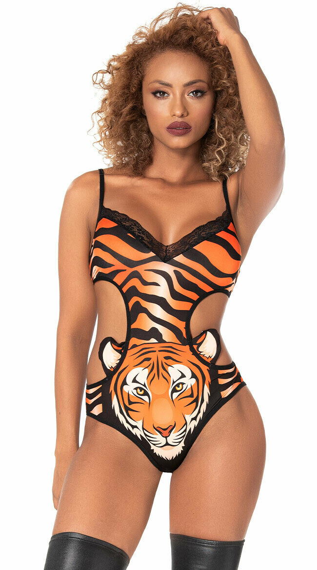 Sexy Mapale Hear Me Roar Tiger Bodysuit Teddy Costume Lingerie 6395 Kali Kouture Boutique Sexy Mapale Hear Me Roar Tiger Bodysuit Teddy Costume Lingerie 6395 Kali Kouture Boutique