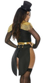 Sexy Forplay Follow The Leader Ring Master Circus Bodysuit Costume 550335