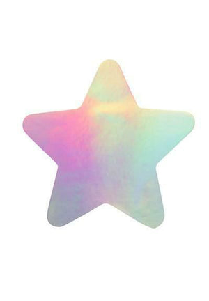 Eye Candy Peekaboo Pasties Iridescent Stars  2 Pair PK359