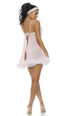 Sexy Forplay Femme For Real Austin Powers Fem-Bot Pink Babydoll Nighty Costume