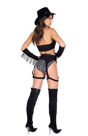 Roma Sexy Cowgirl Wild West Babe 5pc Cowboy Costume 5011