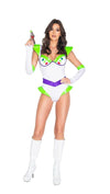 Roma Sexy Galaxy Voyager Buzz Lightyear Toy Story Bodysuit Costume 5018