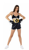 Roma Sexy Playboy Knock Out Boxer Black & Gold 5pc Fighter Costume PB125