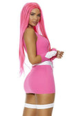 Sexy Forplay All That Power Pink Ranger Superhero Dress Costume 551538