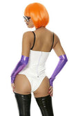 Sexy Forplay Fab In The Lab White Vinyl Scientist Cartoon Costume 551523