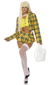 Sexy Forplay As If Yellow Plaid Schoolgirl Clueless Movie Costume 552906
