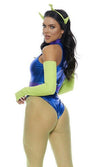 Sexy Forplay The Chosen One Toy Story Alien  Blue Bodysuit Costume 559609