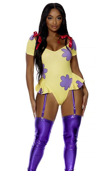 Sexy Forplay Don't Be A Baby Rugrats Susie Cartoon Bodysuit Costume 552905