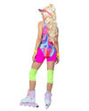 Roma  Retro Rollerblade Doll 5pc Pink Exercise Costume 6188