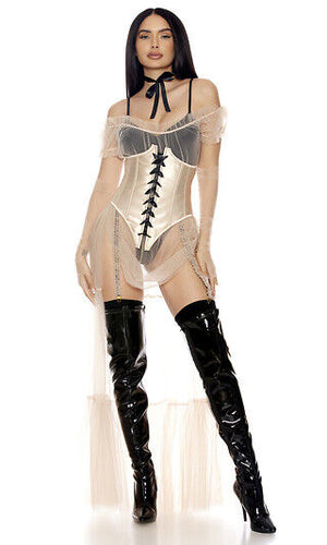 Sexy Forplay Wild Wild West Hex Rita Movie Character 6pc Costume 553120