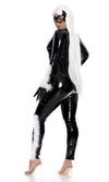Sexy Forplay Cat's Out Of The Bag Black Vinyl Jumpsuit Comic Book Costume 553170
